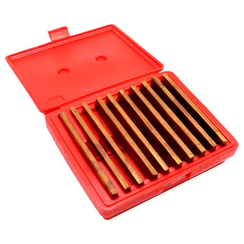 Aspaton 10 Pairs 1/8" x 6" Precision Parallel Steel Set Accuracy 0.0002" Thin Steel, Precision Machinist Tools 1/2 inch to 1-5/8 inch - Image 1